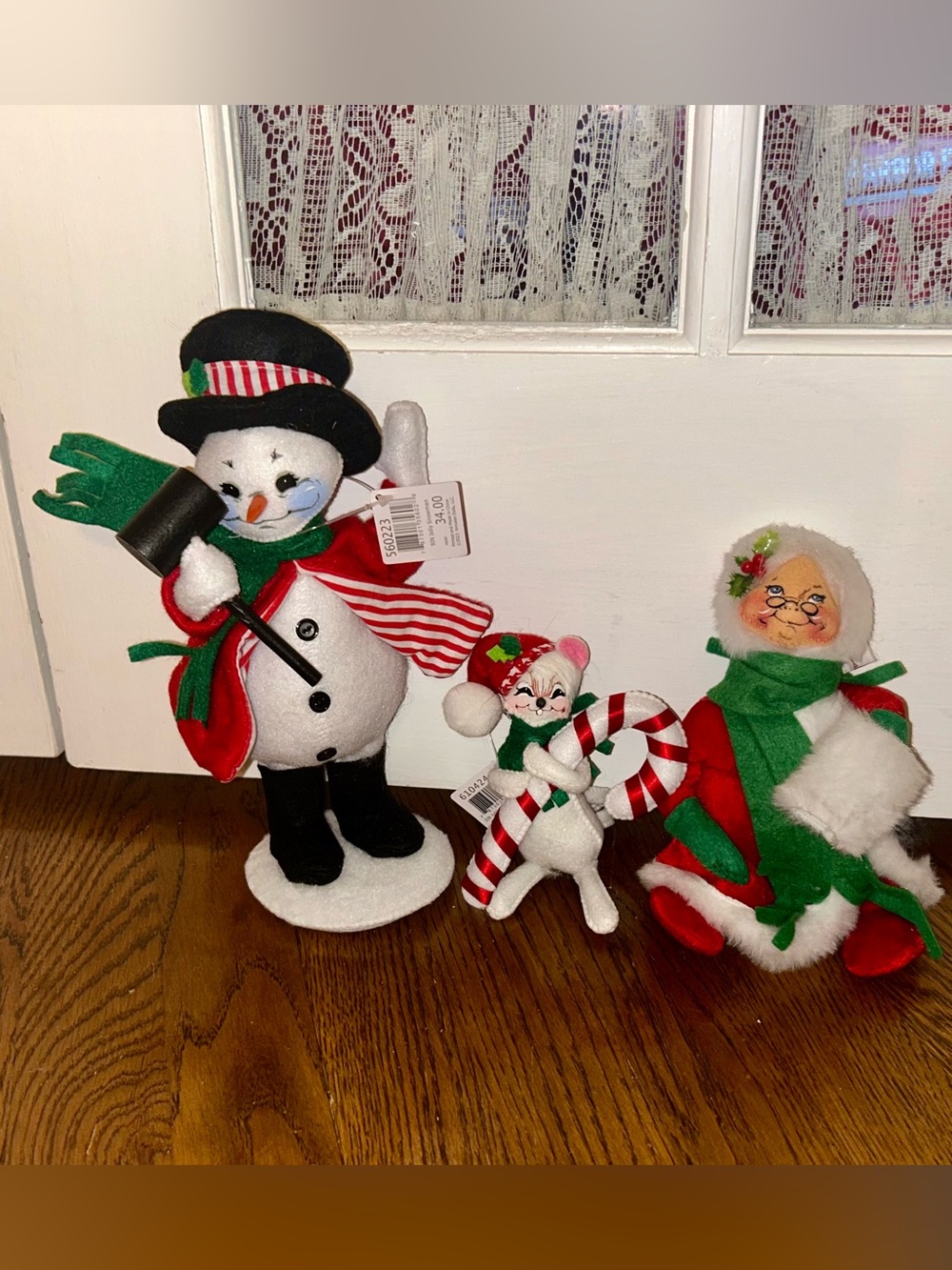 Winter & Christmas Annalee Doll Bundle of 3